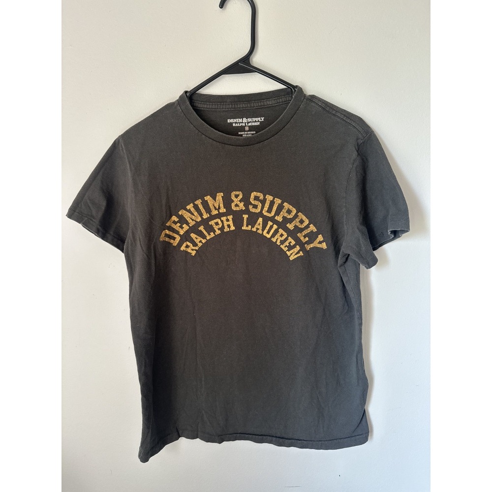 Denim & Supply Ralph Lauren Small T-Shirt Womens Logo Short Sleeve Cotton Y2K